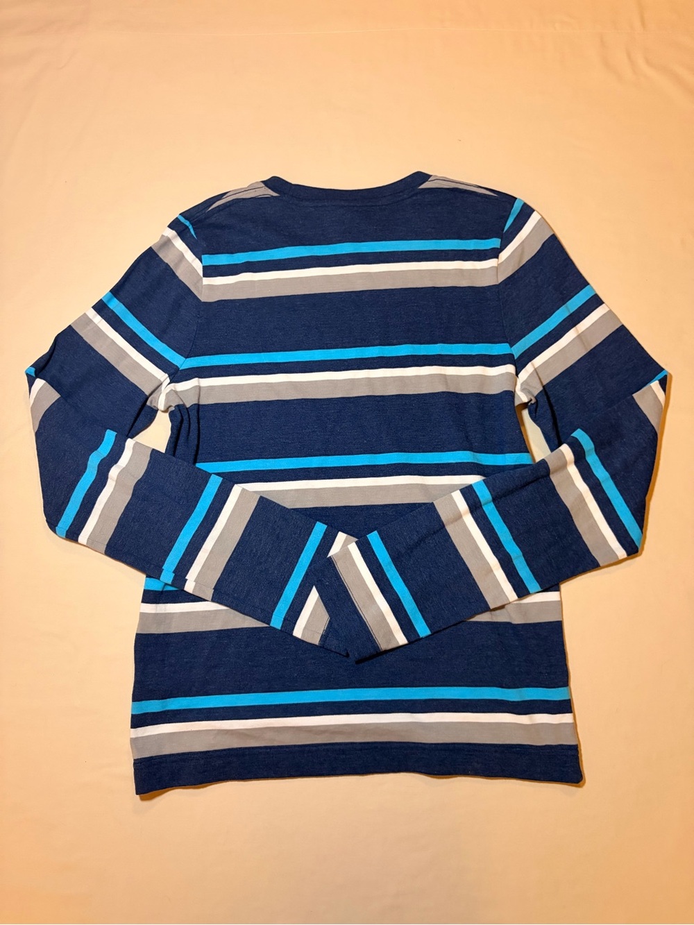Hollister Navy Blue Striped Crewneck Sweater - Picture 7 of 7